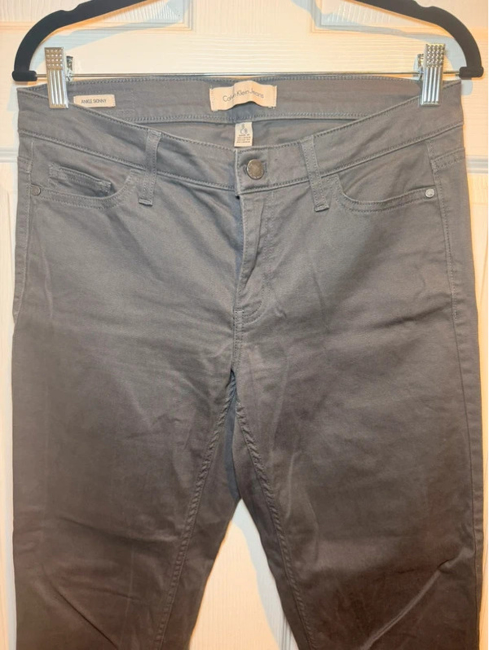Calvin Klein Jeans Ankle Skinny Pants Gray Size 8